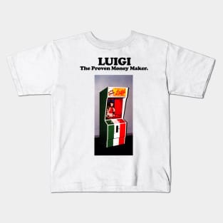 Luigi Pizza Man Kids T-Shirt